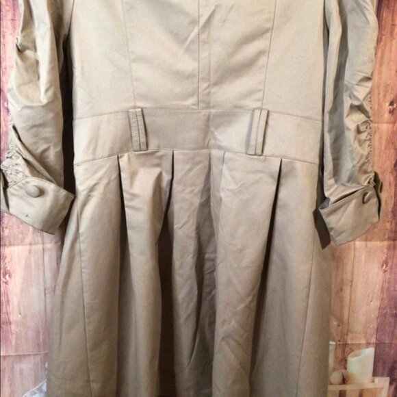 🎁 Tan RUFFLE COAT - Picture 7 of 15